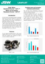 High Wear  Resistant Screw "LSP-7" Wear & Corrosion Resistant Screw "LSP-8"-1