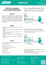 TEX for recycling cross-linked polymers - 1