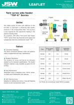 Twin screw side feeder "TSF-E" Series-1