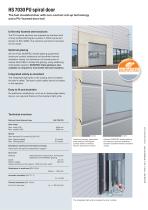 HS 7030 PU spiral door - 2