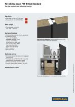 Steel sliding doors BS - 2