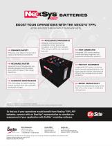 ELEVATE EFFICIENCY. ACCELERATE PRODUCTIVITY. UNLEASH THE POWER OF NEXSYS®  TPPL BATTERIES.-2