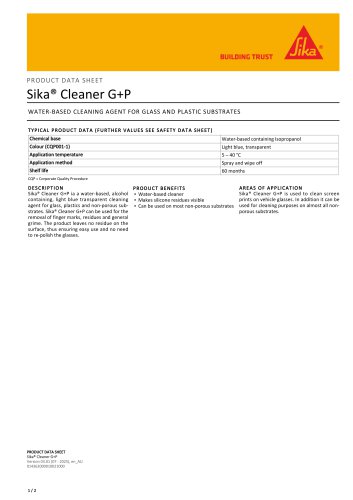 All SIKA INDUSTRY catalogs and technical brochures