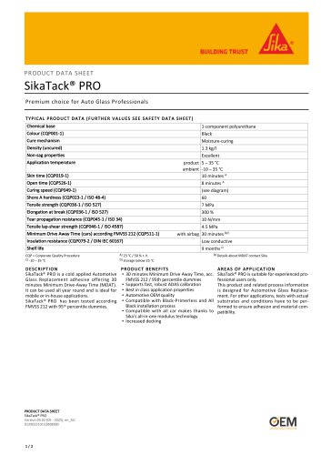 SikaTack&reg; PRO