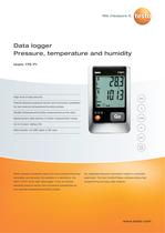 Data logger Pressure, temperature and humidity - testo 176 P1 - 1