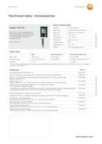 Data logger Temperature and humidity - testo 175 H1 - 2