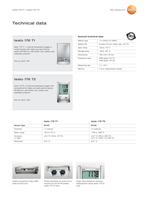 Data logger Temperature - testo 176 T1 / testo 176 T2 - 2