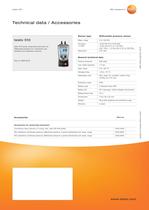 Differential pressure measuring instrument - testo 510-2