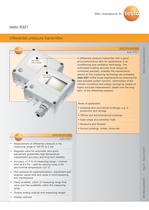 Differential pressure transmitter - testo 6321-1