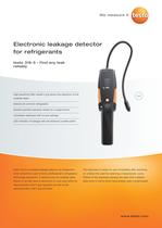 Electronic leakage detector for refrigerants - testo 316-3-1