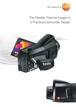 The flexible thermal imager in practical camcorder design - testo 876 - 1