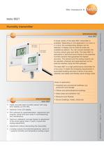 Humidity transmitter - testo 6621-1