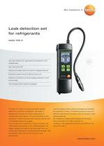 Leak detection set for refrigerants - testo 316-4-1