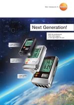 Logger series - Next Generation! With the professional Testo data loggers, a new age begins for you