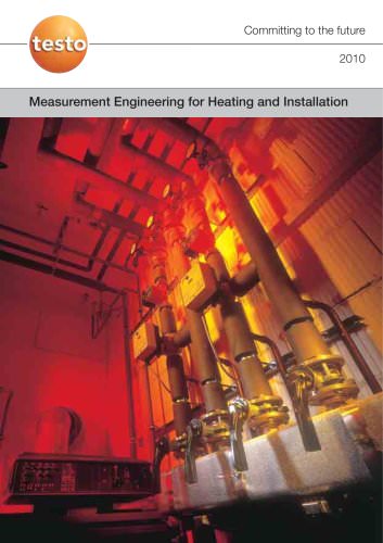 Measurement Engineering for Heating and Installation