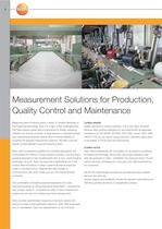 Measurement Solutions for Production, Quality Control and Maintenance-2