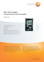 Mini data logger Temperature and humidity - testo 174H - 1