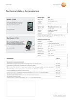 Mini data logger Temperature and humidity - testo 174H - 2