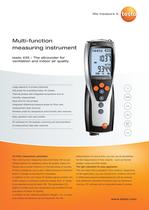 Multi-function measuring instrument - testo 435 - 1