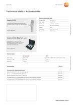 One-hand pH/temperature measuring instrument - testo 205-2