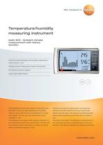 Temperature/humidity measuring instrument - testo 623-1