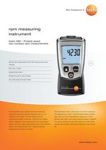 testo 460 – Pocket-sized non-contact rpm measurement-1