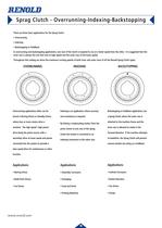 Freewheels - Sprag & Trapped Roller Clutches - 12