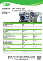 GV-8040 CNC Vertical Gear Form Grinding Machine-2