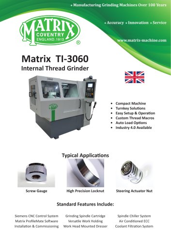 TI-3060 Internal Thread Grinder