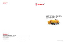 SANY HBT5008C-5S Trailer Pump - 1