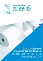 CATALOGUE - SOLUTIONS FOR  THE PULP AND  PAPER INDUSTRY - 1