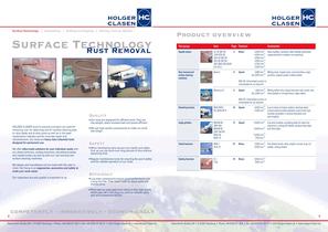 Brochure Surface Technology - Rust Removal - 2