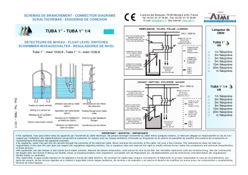 Wiring diagrams - TUBA