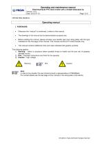 Electrohydraulic PTU leveler with divided telescopic lip - Operating and maintenance manual - 3