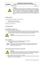 Electrohydraulic PTU leveler with divided telescopic lip - Operating and maintenance manual - 9