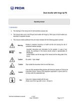 Hydraulic Swing Lip Leveler PS - Operating and maintenance - 3