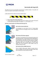 Hydraulic Swing Lip Leveler PS - Operating and maintenance - 5