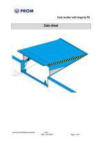 Hydraulic Swing Lip Leveler PS - Technical card - 1