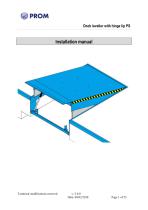 Hydraulic Telescopic Lip Leveler PT - Installation manual - 1