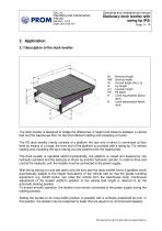 Loading Ramp With Swing Lip Leveler PAS - Operating and maintenance manual - 4