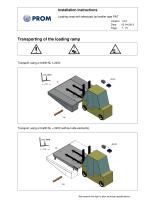 Loading Ramp With Telescopic Lip Leveler PAT - Installation instructions - 7