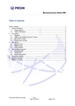 Mechanical Dock Shelter PMV - Data sheet - 2