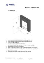 Mechanical Dock Shelter PMV - Data sheet - 4