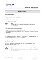 Mobileyard tamp PAR PARP - Operating and maintenance manual - 6