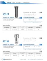 Liquid Strainers Protect Nozzles, Valves and Pumps from Damaging Debris - 7