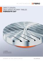 FIBRODYN DA  NC rotary tables with direct torque drive for combined milling & turning - 1