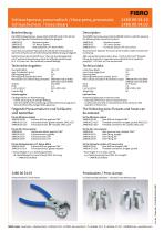 Hose press, pneumatic / Hose shears - 2