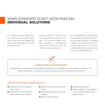 INDIVIDUAL SOLUTIONS FOR YOUR APPLICATIONS - 8