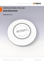 INSTRUCTIONS FOR USE WPM REPEATER 2480.00.91.43