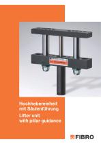 Lifter unit with pillar guidance - 1